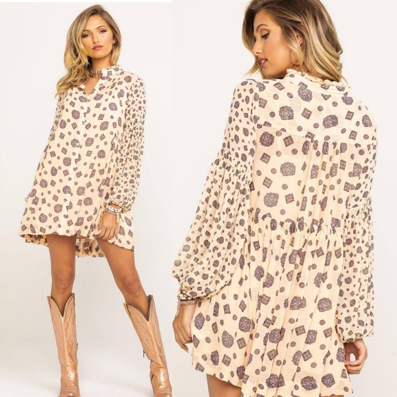 free people turn turn mini dress